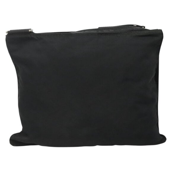 PRADA Shoulder Bag Nylon Black Silver Auth 132150 - Picture 3 of 16